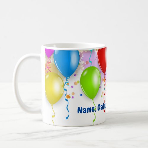 Colorful Balloon Mug _ Customizable