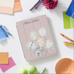 colorful balloon party cute monogram iPad smart cover<br><div class="desc">colorful party balloons with pastel backgrounds in different colors for you to choose from and your own monogram.</div>