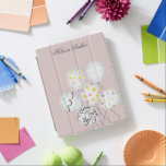 colorful balloon party cute monogram iPad smart cover<br><div class="desc">colorful party balloons with pastel backgrounds in different colors for you to choose from and your own monogram.</div>