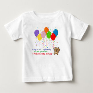 Colorful Balloons & A Happy Bear Baby T-Shirt