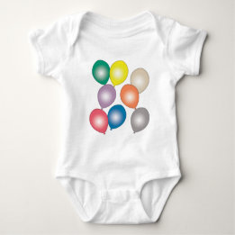 Colorful Balloons Baby Shirts