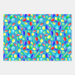 Colorful Balloons Fun Celebrations Wrapping Paper Sheets