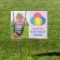 Colorful Balloons Girls Birthday Photo Pink