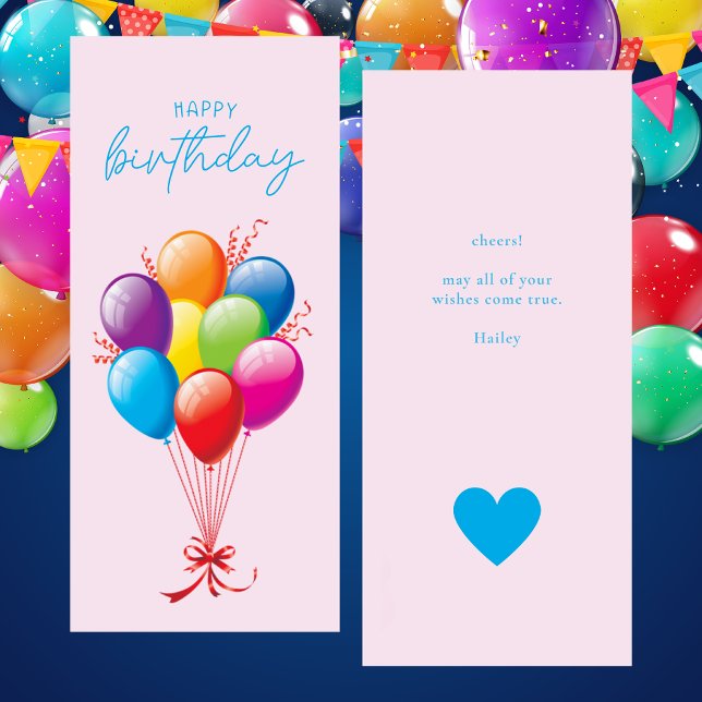 Colorful Balloons Happy Birthday Greeting Card (Creator Uploaded)