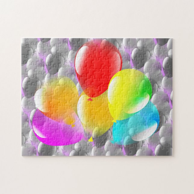 Colorful Balloons - Party Jigsaw Puzzle (Horizontal)