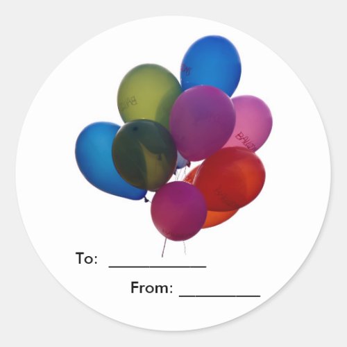 colorful balloons Stickers