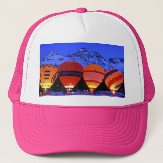 colorful balloons trucker hat