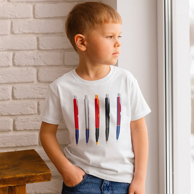 Colorful Ballpoint Pen Set T-Shirt (Creator Uploaded)