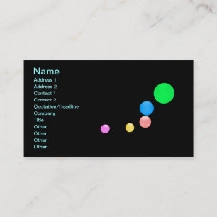 Colorful Balls Business Card