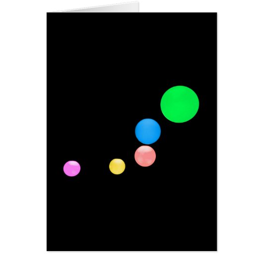 Colorful Balls Cards (Front)
