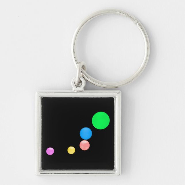 Colorful Balls Keychain (Front)