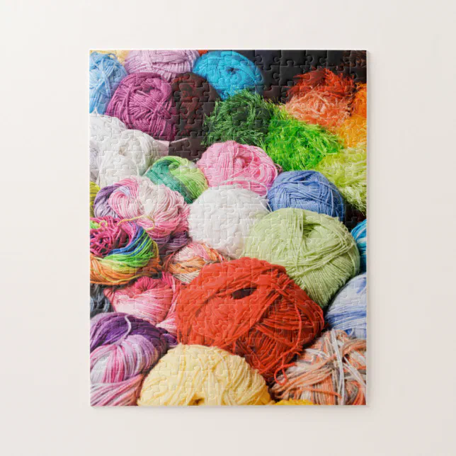 Colorful Balls of Yarn Jigsaw Puzzle Zazzle