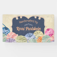 Colorful balls of yarn knitting craft show booth