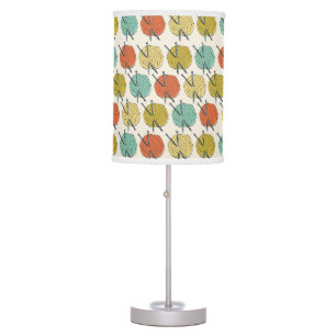 Colorful Balls of Yarn Wool Pattern Table Lamp