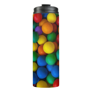 Colorful Balls Pattern Cute bright Thermal Tumbler