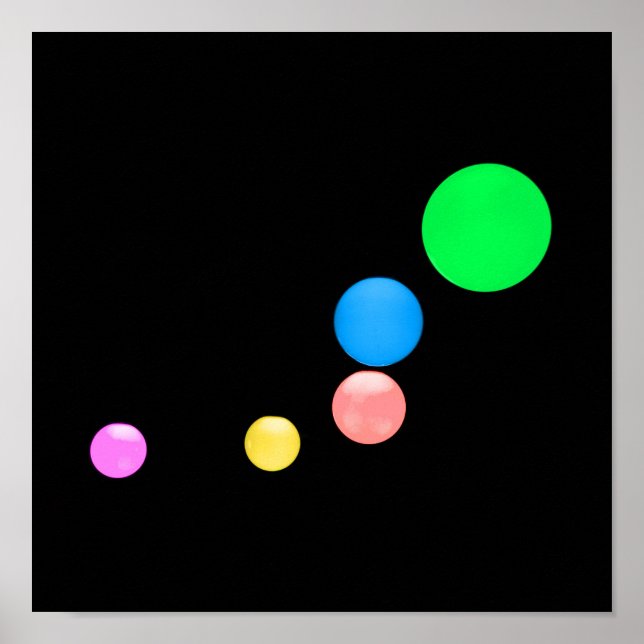 Colorful Balls Poster (Front)