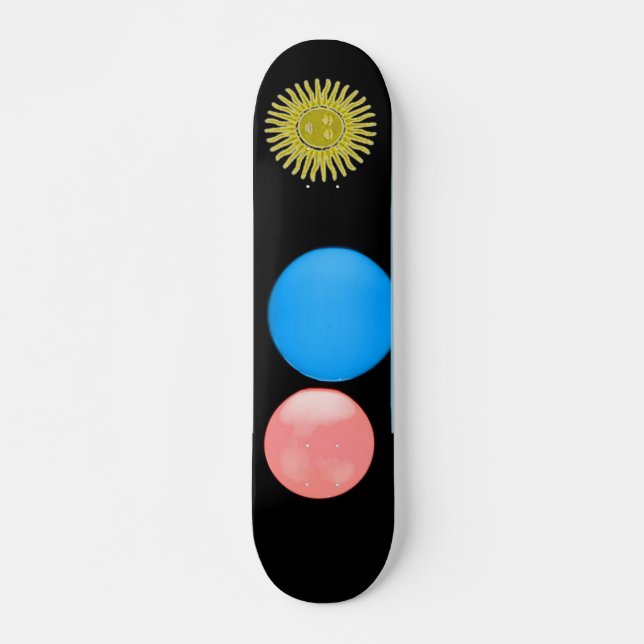 Colorful Balls Skateboard Deck (Front)