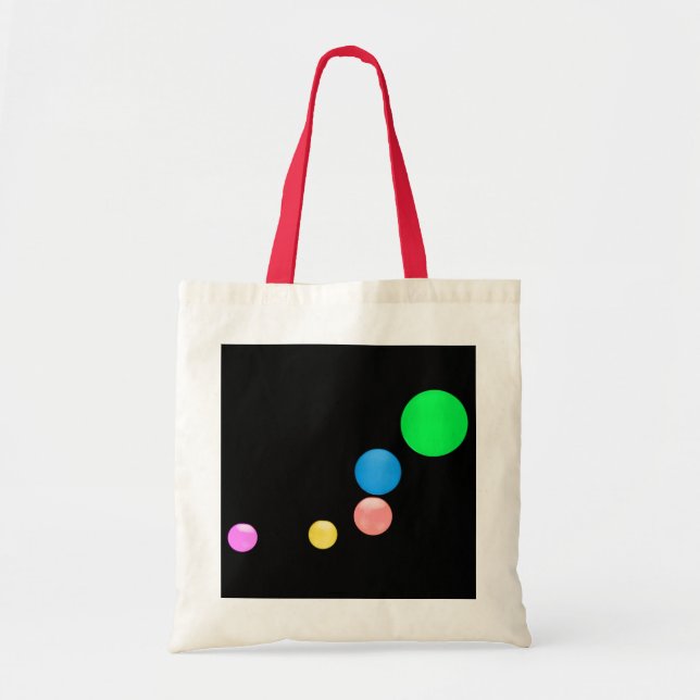 Colorful Balls Tote Bag (Front)