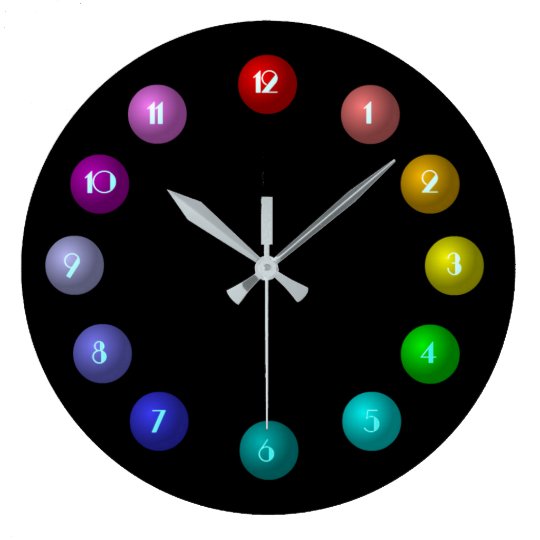 Colorful Balls Wall Clock