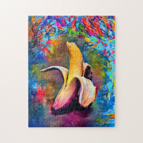 Colorful Banana Fruit  Hard Challenging Jigsaw Puzzle