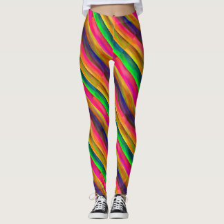 colorful bands leggings