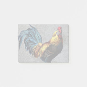 Colorful Bantam Rooster Post-it Notes