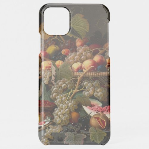 Colorful Baroque Fruit Still Life Art Painting iPhone 11 Pro Max Case
