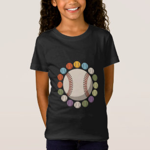 Colorful Baseball Circle T-Shirt
