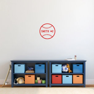 Colorful Baseball Small Sports Wall Decal
