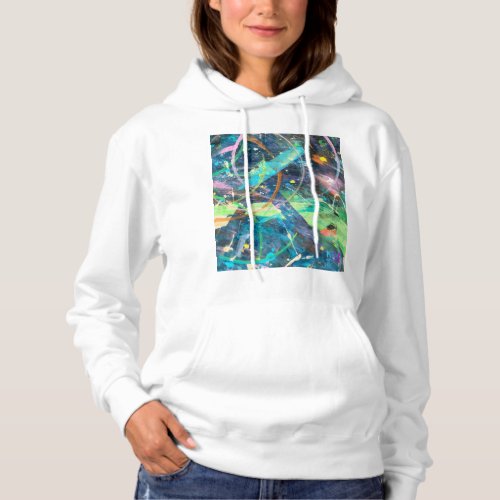 Colorful Basic Hooded Sweatshirt