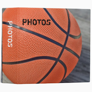 Colorful Basketball 2" Photo Album 3 Ring Binder