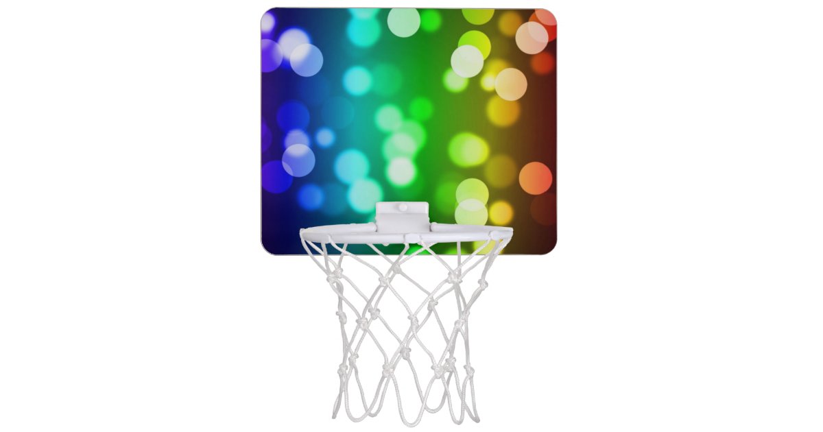Colorful Basketball Hoop Mini Basketball Hoop Zazzle Com