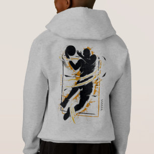 Colorful Basketball Player - Basketball Hoodie