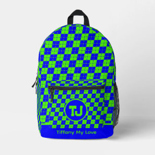 Colorful Basketball Team Backpack For Girls