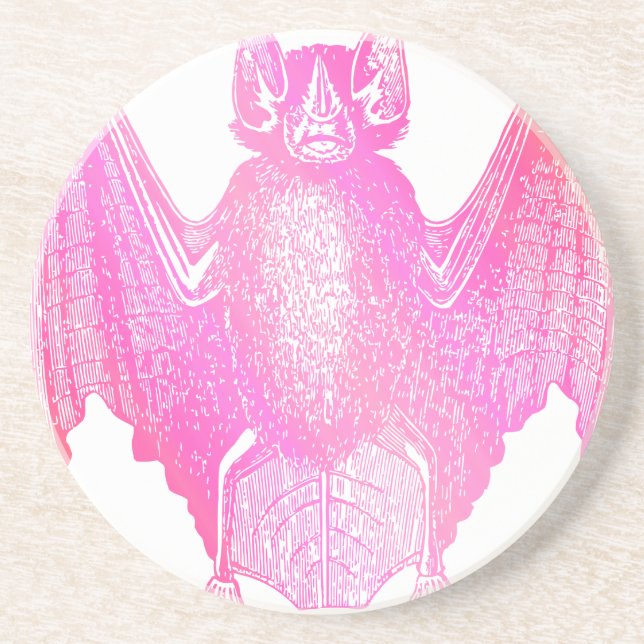Colorful Bat Coaster (Front)