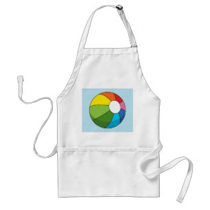 Colorful Beach Ball Adult Apron