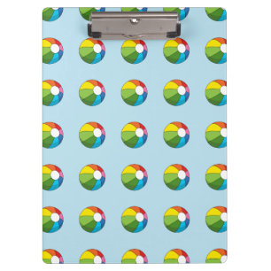 Colorful Beach Ball Clipboard