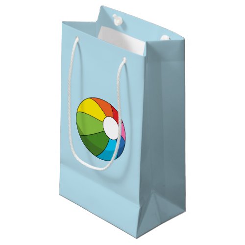 Colorful Beach Ball Small Gift Bag