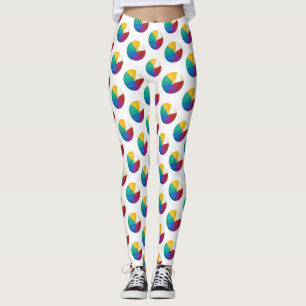 Colorful Beach Ball Summer Pattern Leggings