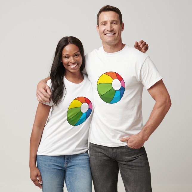 Colorful Beach Ball T-Shirt (Unisex)