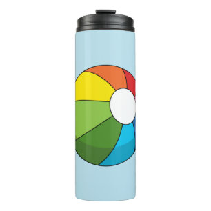Colorful Beach Ball Thermal Tumbler