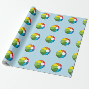 Colorful Beach Ball Wrapping Paper