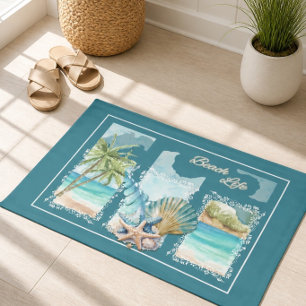 Colorful Beach Life Doormat