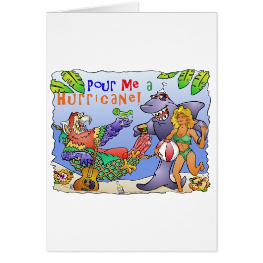 Colorful beach party design. cards (Front)