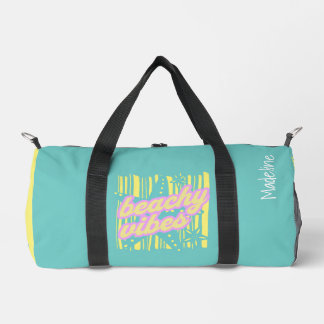 Colorful Beach Seashells Duffle Bag