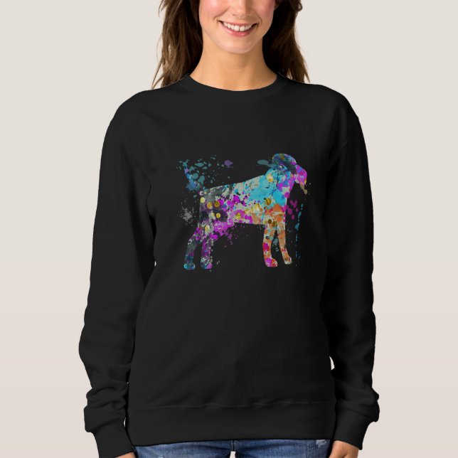 Colorful Beagle  Dog Beagle Sweatshirt (Front)