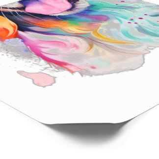  Colorful Beagle Temporary Tattoo