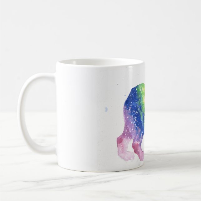 Colorful bear coffee mug (Left)
