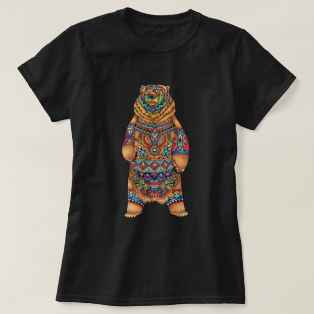 Colorful Bear T-Shirt (Design Front)