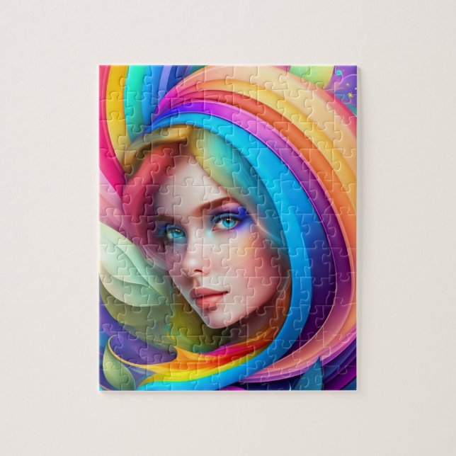 Colorful Beautiful Fairy Jigsaw Puzzle (Vertical)